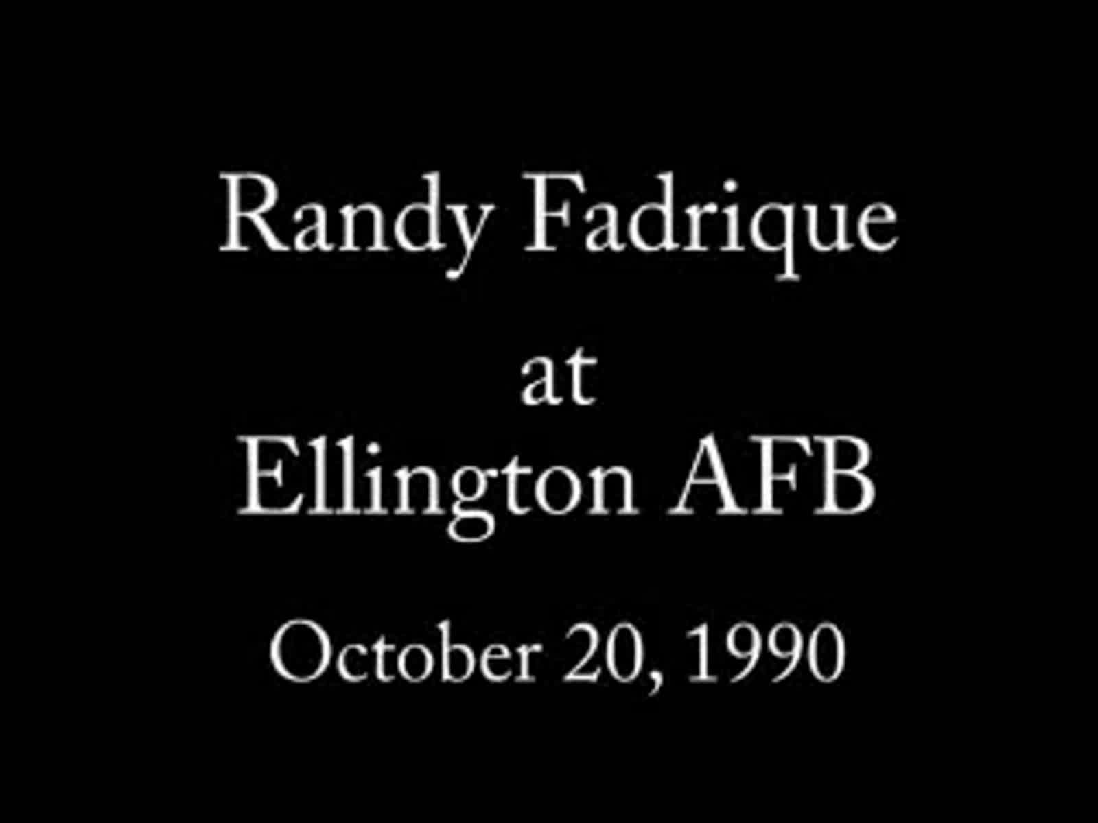 Bad Fatty at Ellington AFB