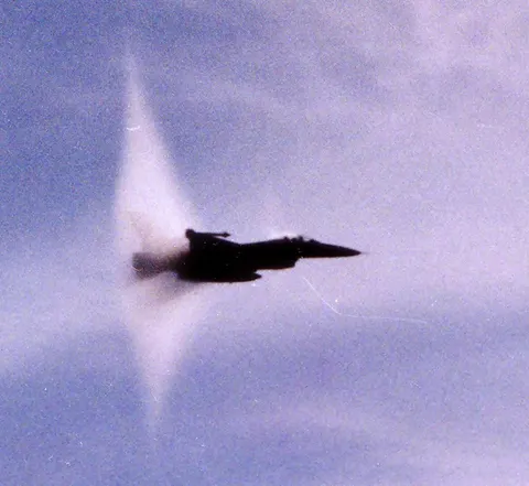 F 16 near speed of sound