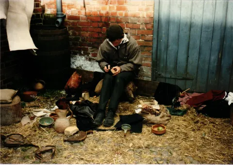 Carl and Barbara in England